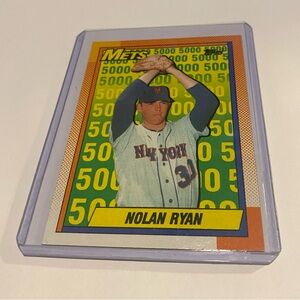 Nolan Ryan 1990 Topps Baseball Card #2 *The Mets Years ( 1965-1970)* Vintage